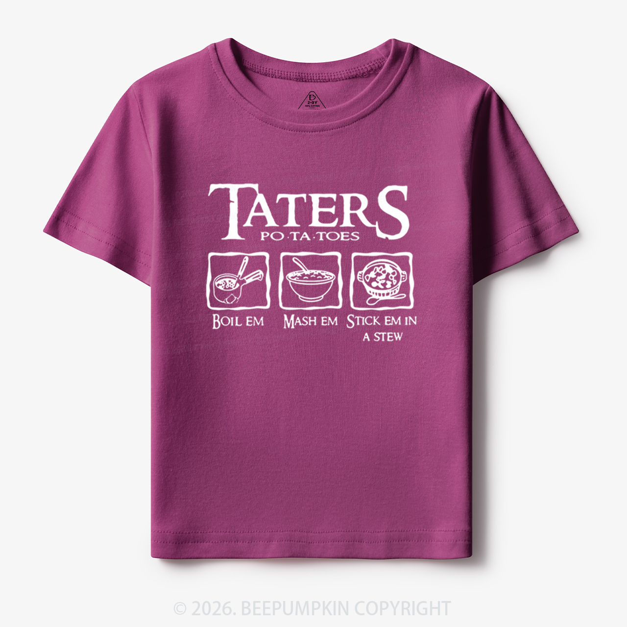 Taters Potatoes Funny Toddler&Kid's Tees