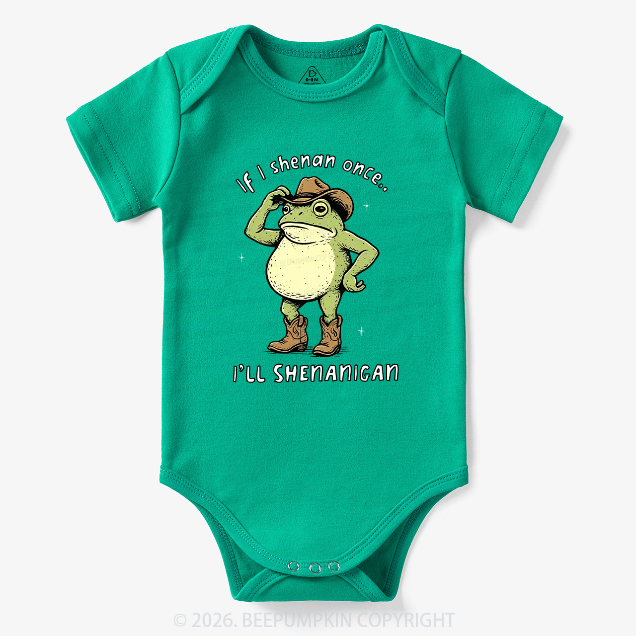 Funny Frog If I Shenan Once I'll Shenanigan Bodysuit