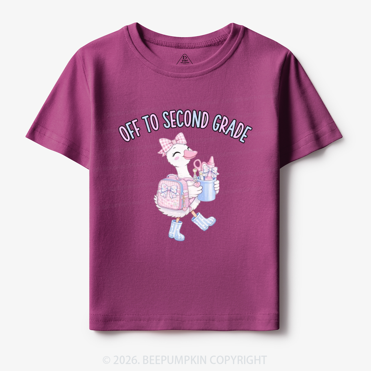 Personalized Off To Grade Back To School Toddler&Kid's Tees