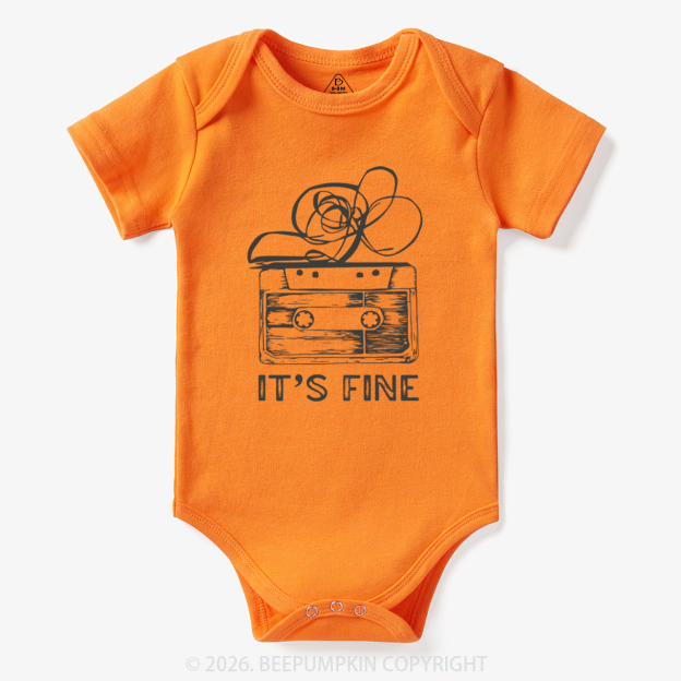 Retro Cassette Tape It’s Fine Bodysuit