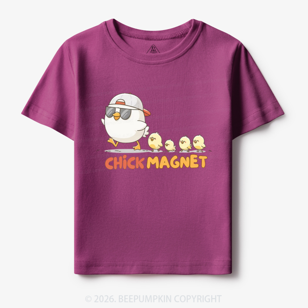 Chick Magnet Funny Farm Animal Toddler&Kid's Tees