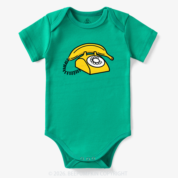 Banana Phone Cute Funny Bodysuit