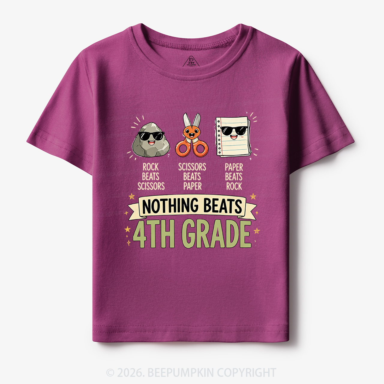 Personalized Rock Paper Scissors Back To School Toddler&Kid's Tees
