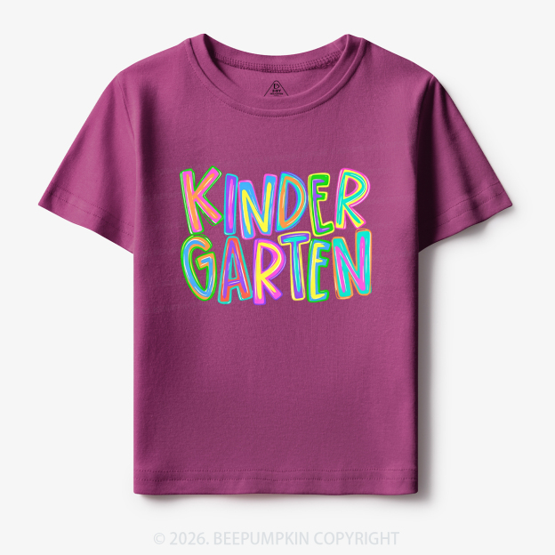 Neon Scribble Kindergarten Toddler&Kid's Tees