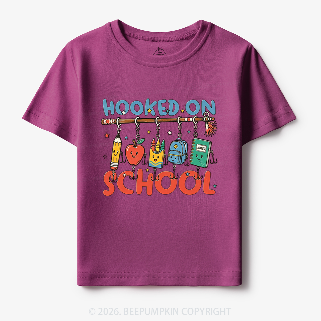 Back to School Hooked On School Toddler&Kid's Tees