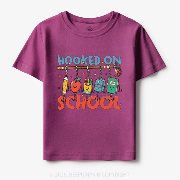Back to School Hooked On School Toddler&Kid's Tees