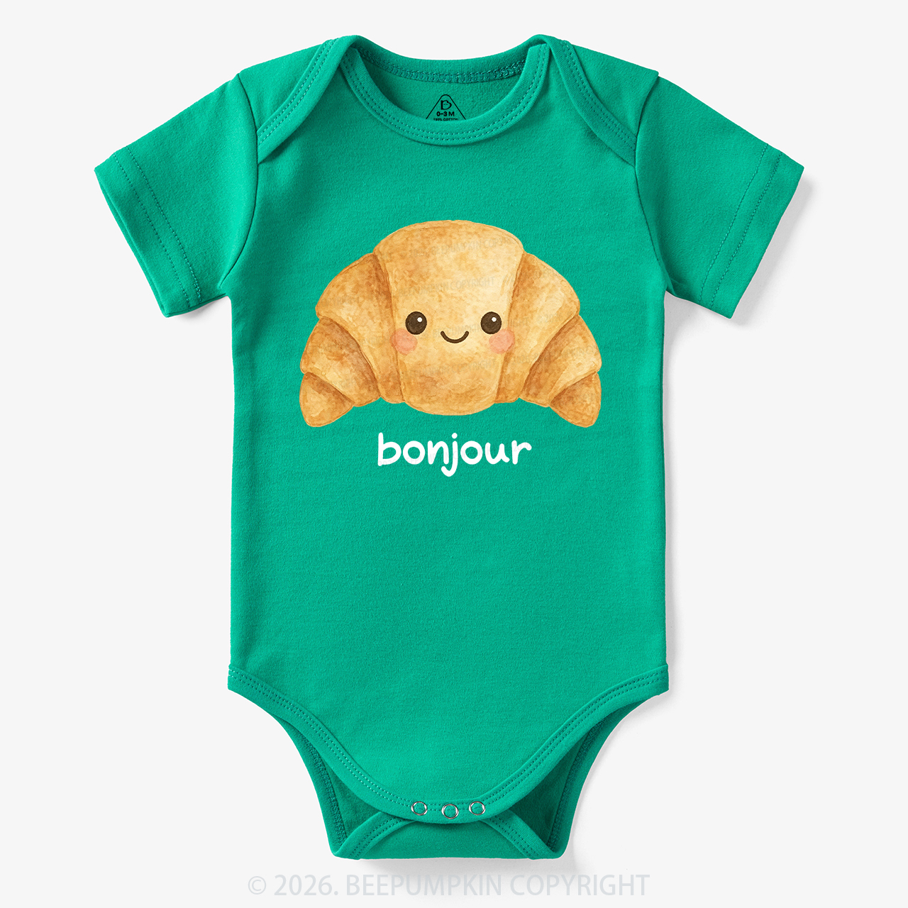 Bonjour Cute Croissant Bodysuit