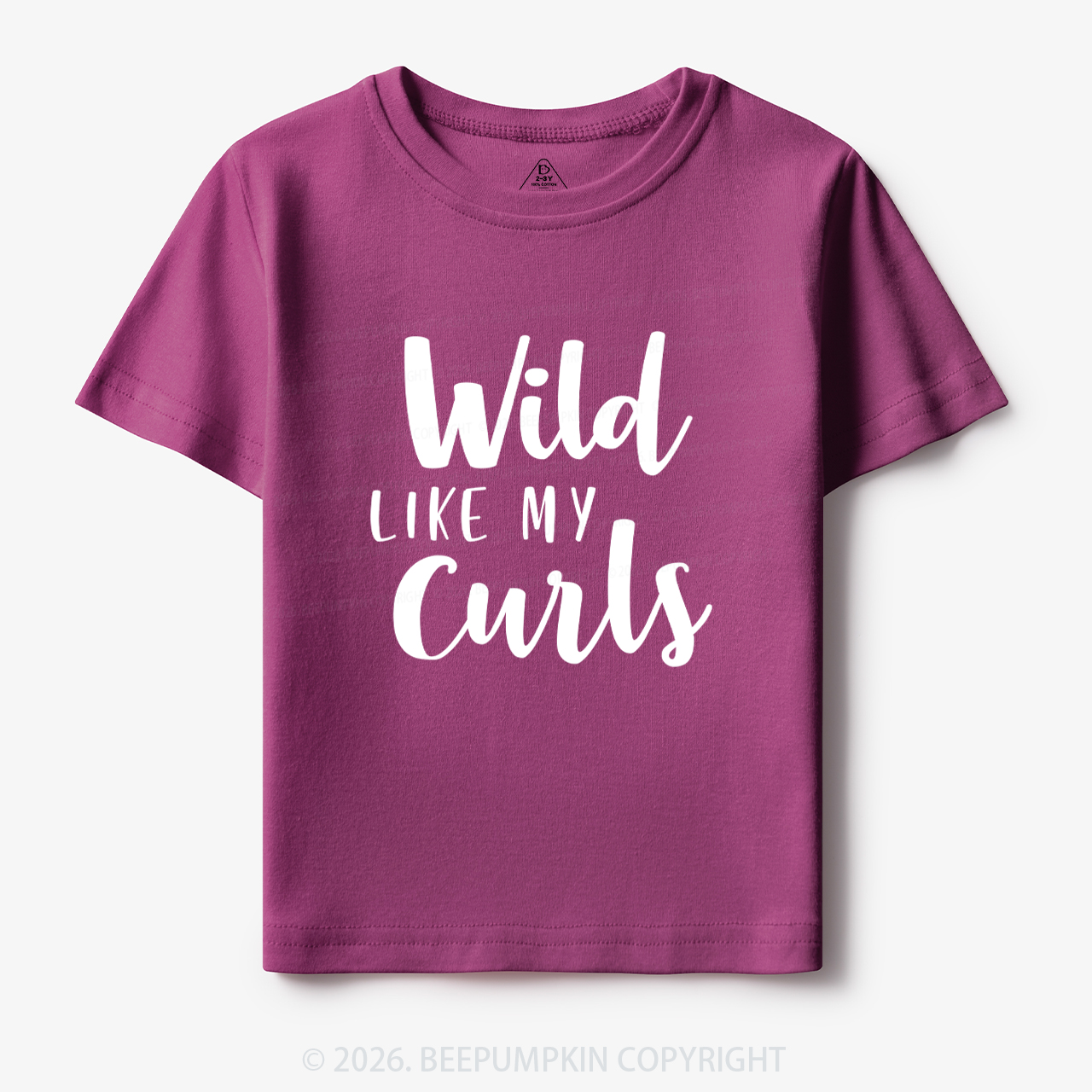 Wild Like My Curls Toddler&Kids Tees 7