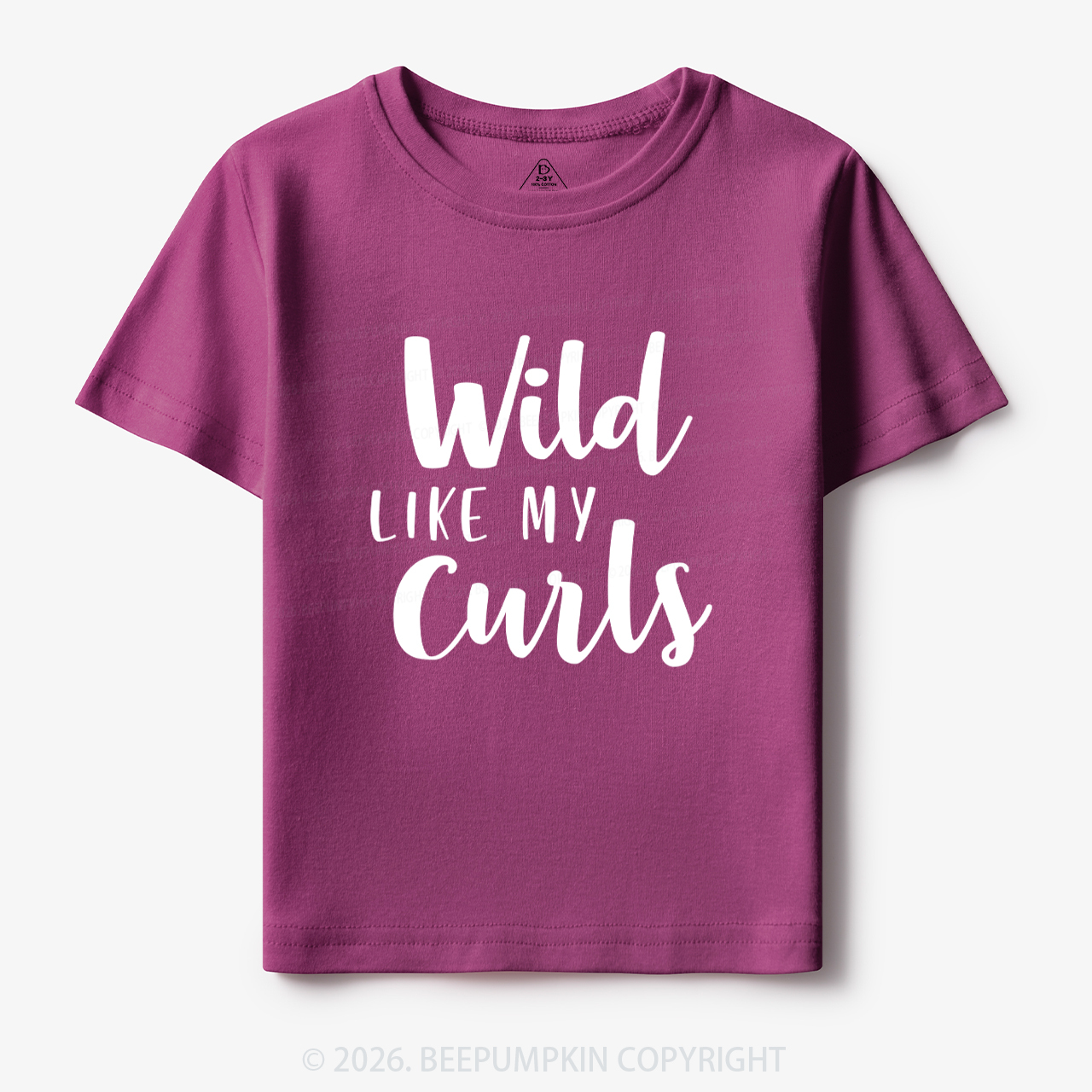 Wild Like My Curls Toddler&Kids Tees 7