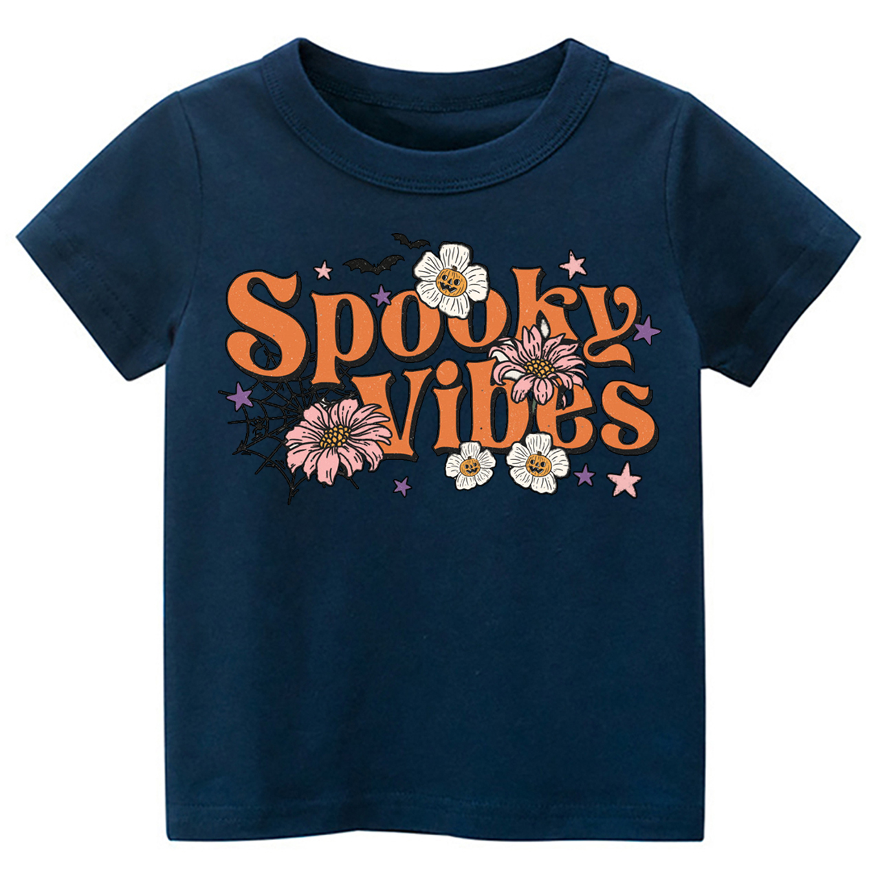 Spooky Vibes Retro Cute Kids Shirt 