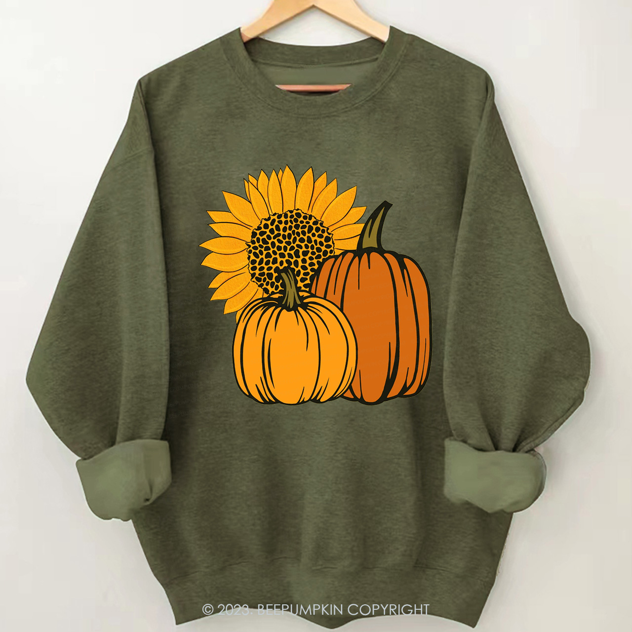 Sunflower Pumpkin Autumn Gifts Sweatshirt