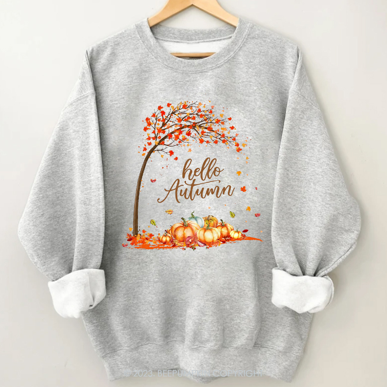 Love Fall Y'All  Hello Autumn Sweatshirt