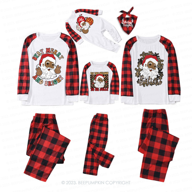 Santa Snowflake Most Likely To Christmas Family Pajamas Beepumpkin
