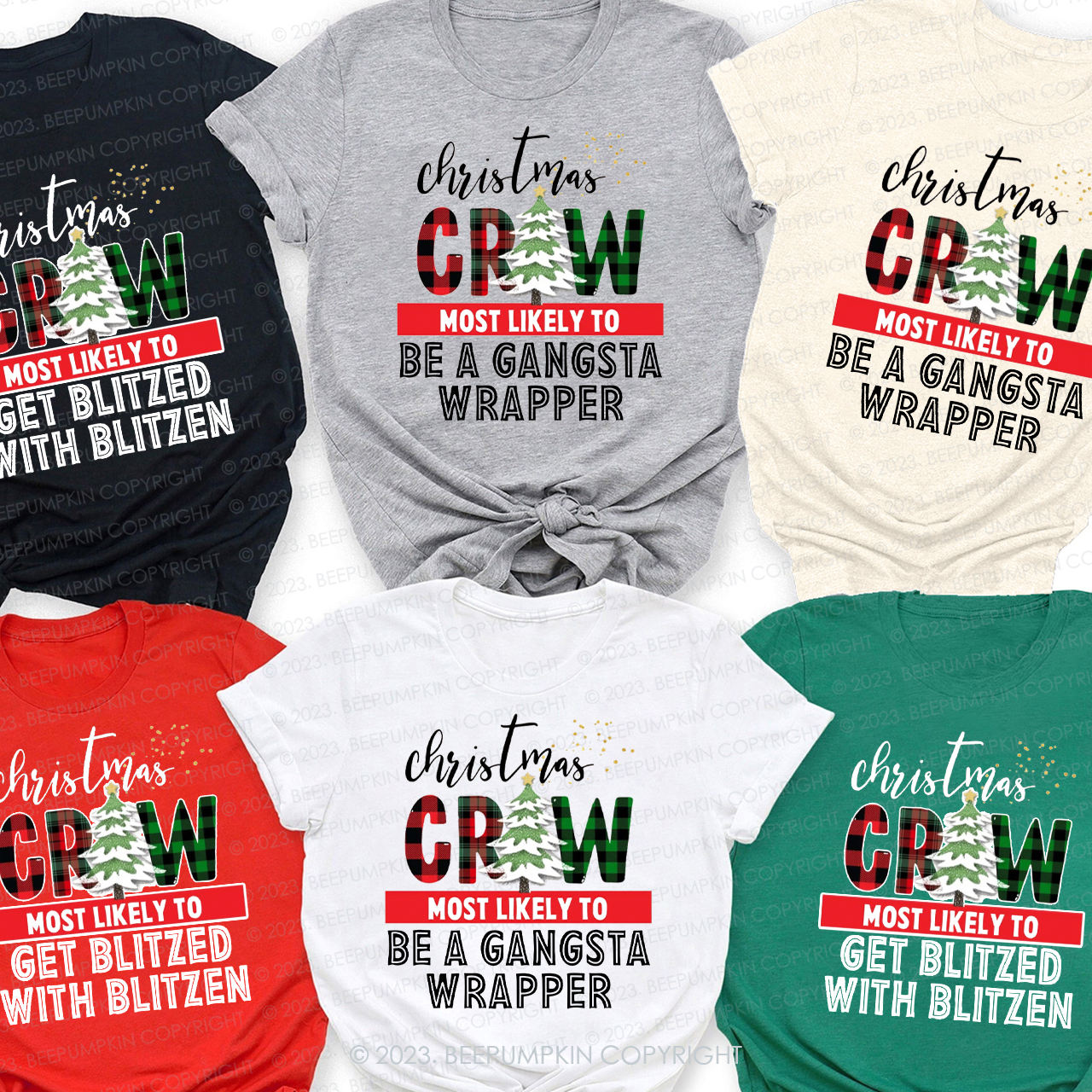 Personalized Funny Most Likely To Christmas T-Shirt For Family Beepumpkin