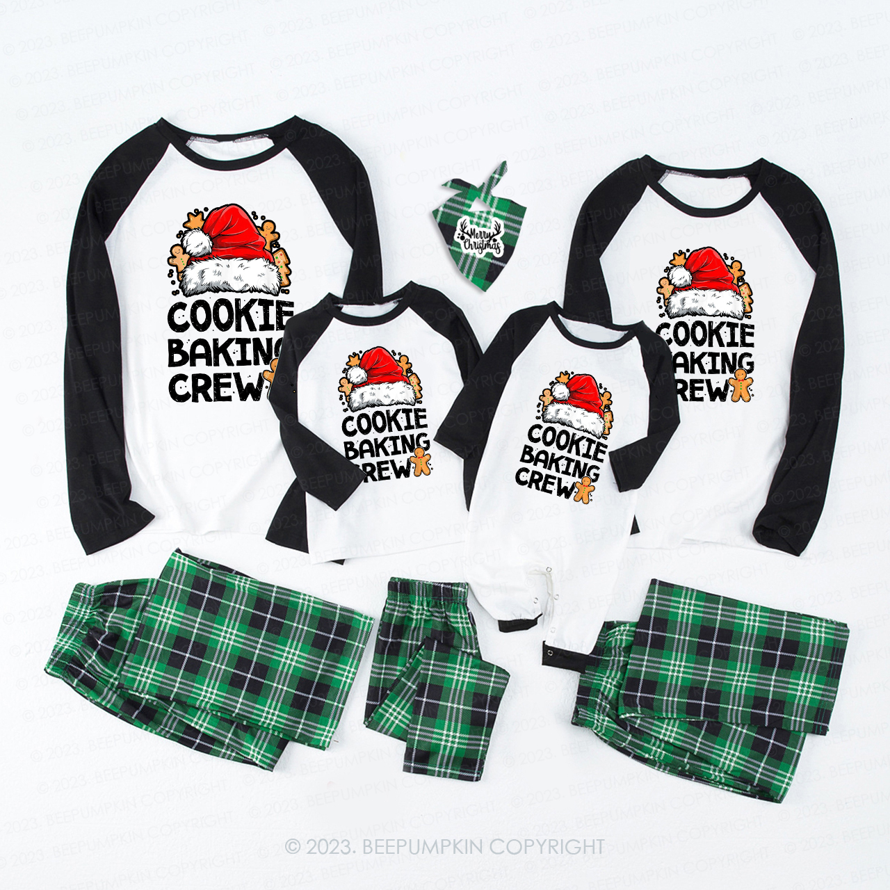 Love Christmas Cookie Baking Crew Pajamas For Family Beepumpkin