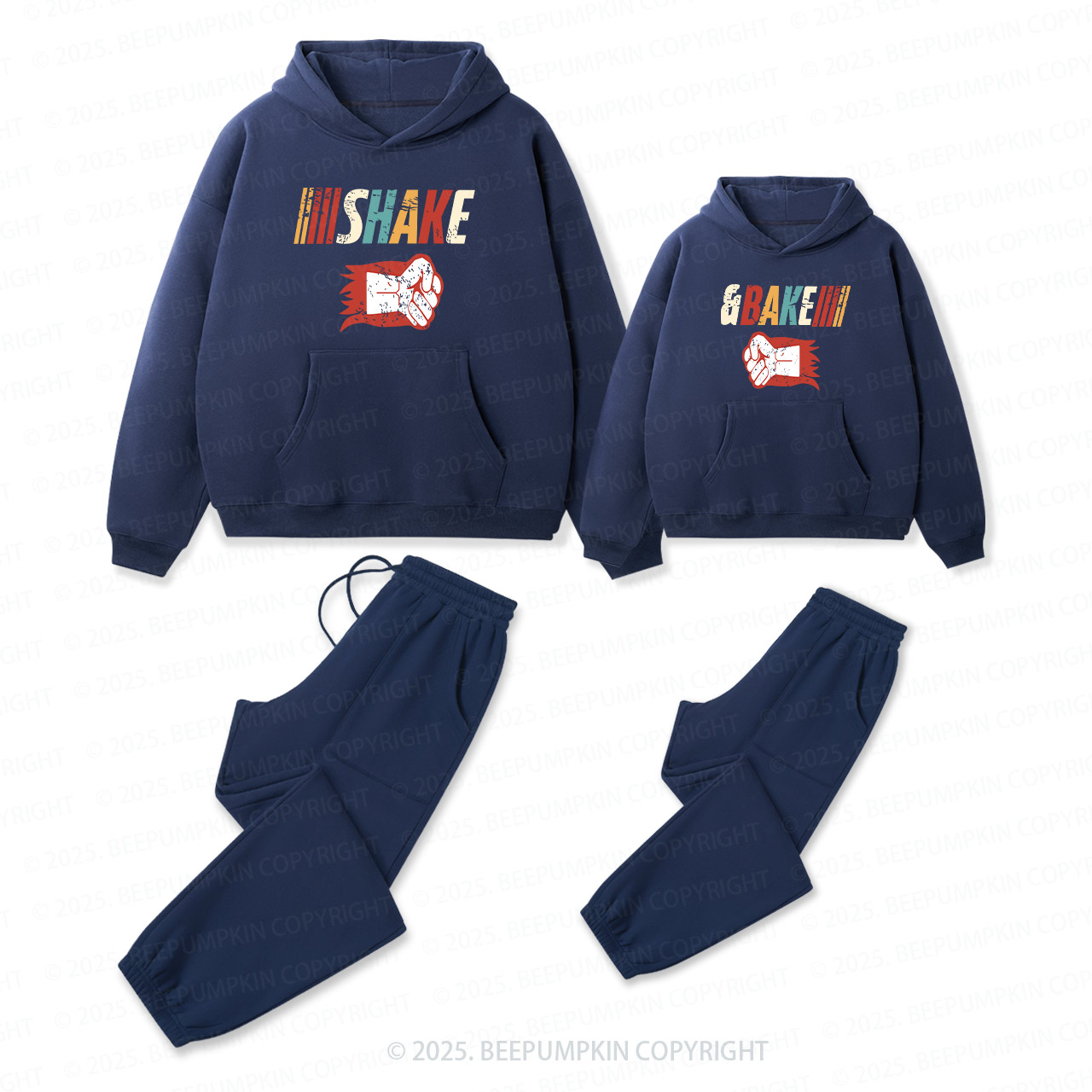 Shake And Bake Dad & Me Matching Hoodie Set