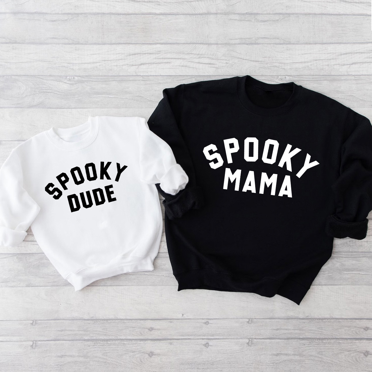 Spooky Squad Halloween Matching Sweatshirts For Family