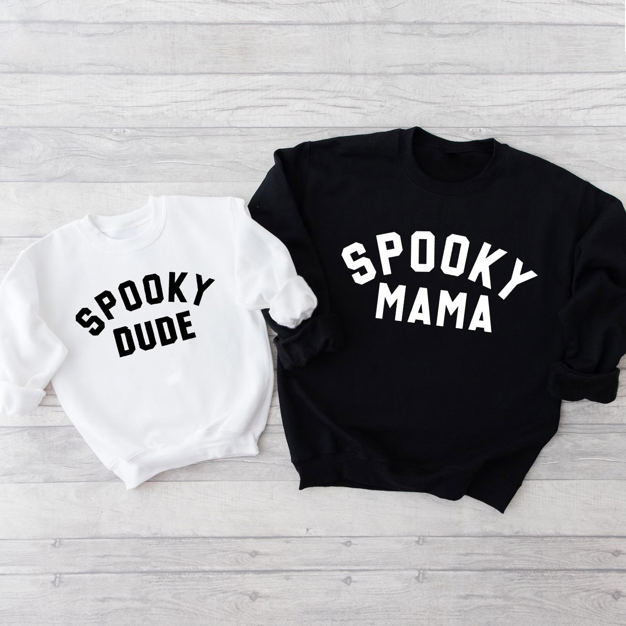 Spooky Squad Halloween Matching Sweatshirts For Family