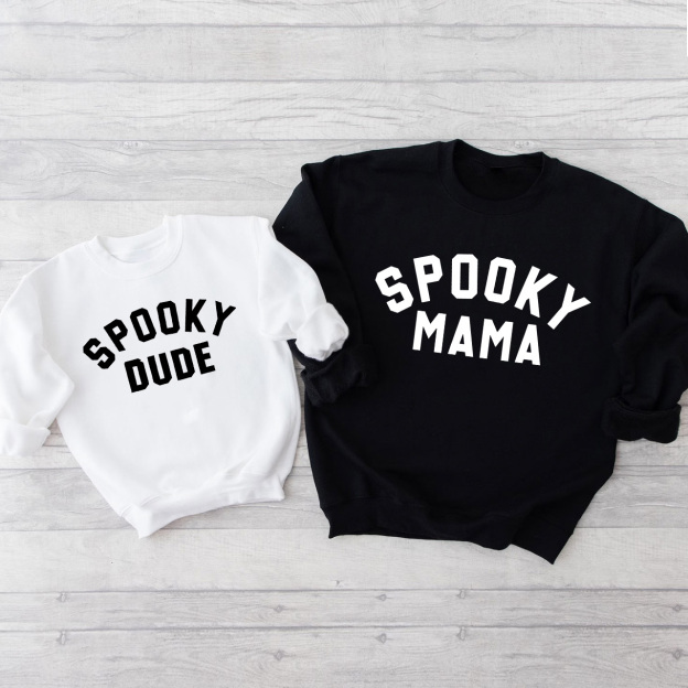 Spooky Squad Halloween Matching Sweatshirts For Family