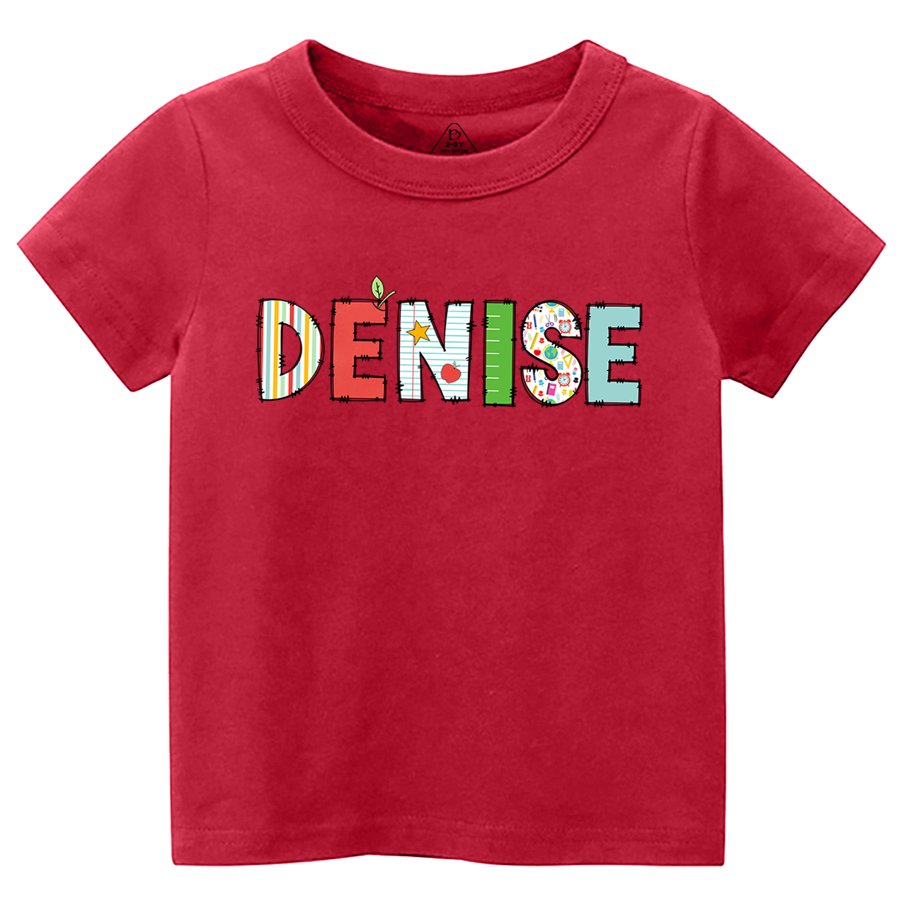 Personalized Alphabet Back To School Toddler&Kid's Tees Beepumpkin