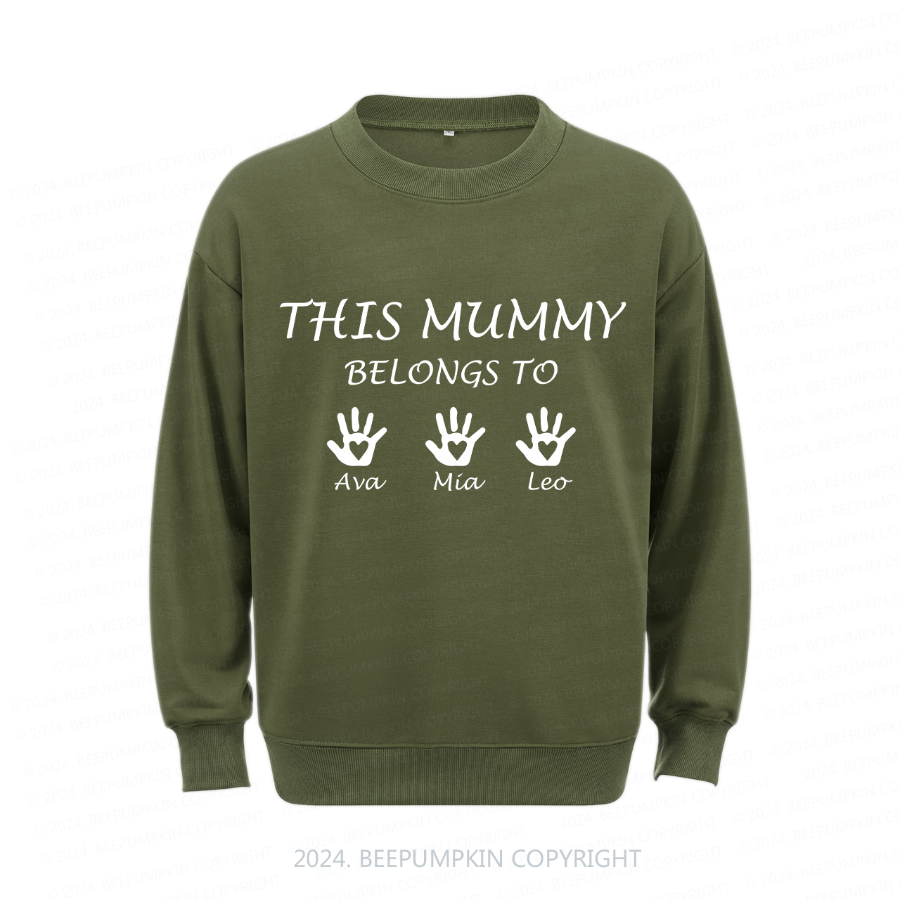 Personalized Sweatshirt This Mummy Belongs To