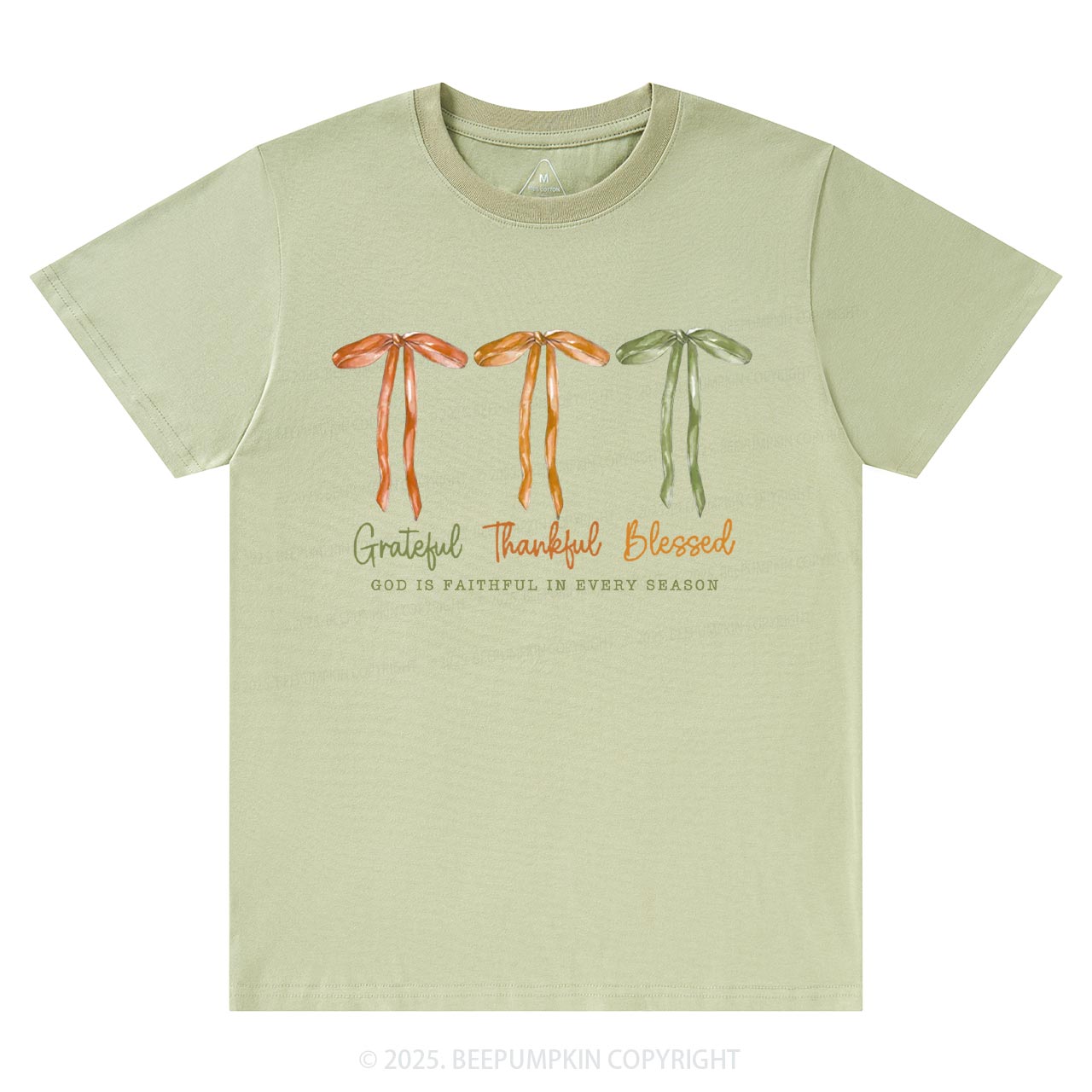 Grateful Thankful Blessed T-Shirts Beepumpkin