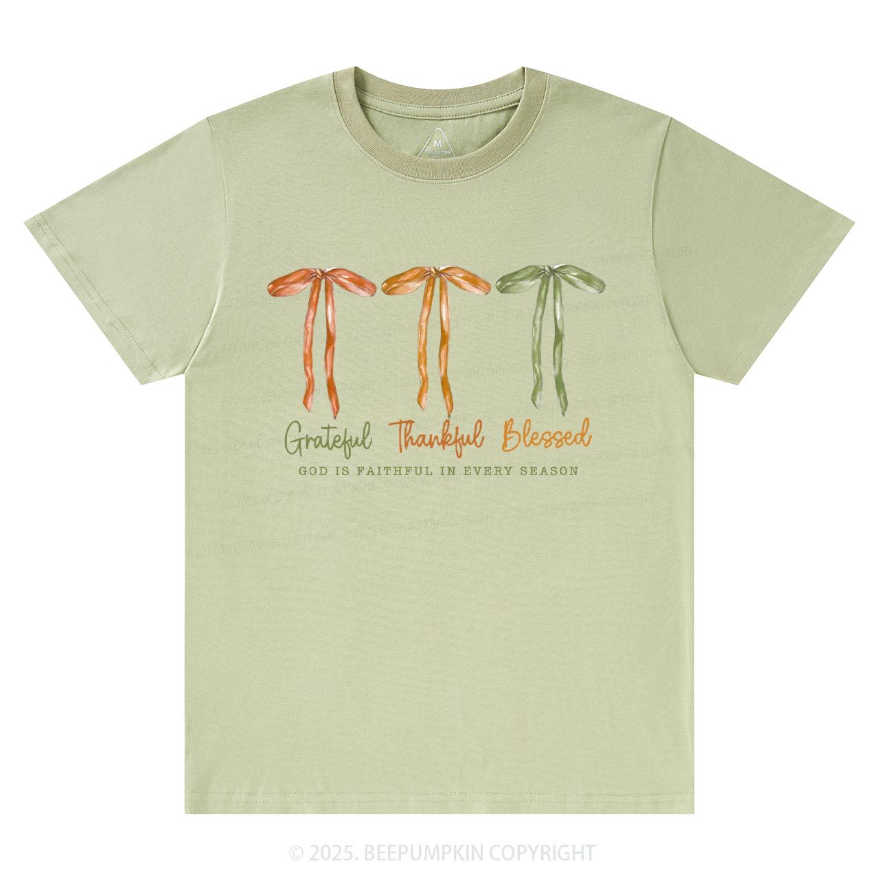 Grateful Thankful Blessed T-Shirts Beepumpkin
