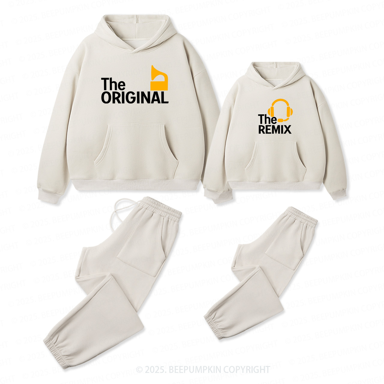 The Original & The Remix Dad & Me Matching Hoodie Set