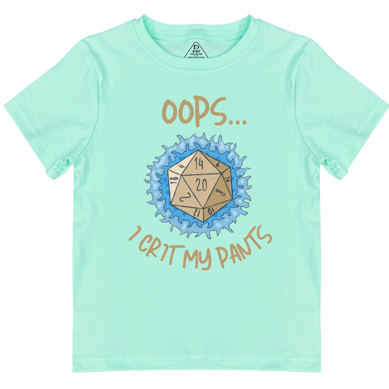 Oops I Crit My Pants Toddler&Kid's Tees Beepumpkin 7