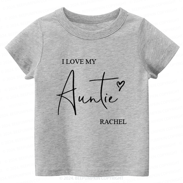 Personalized I Love My Toddler&Kids Tees 