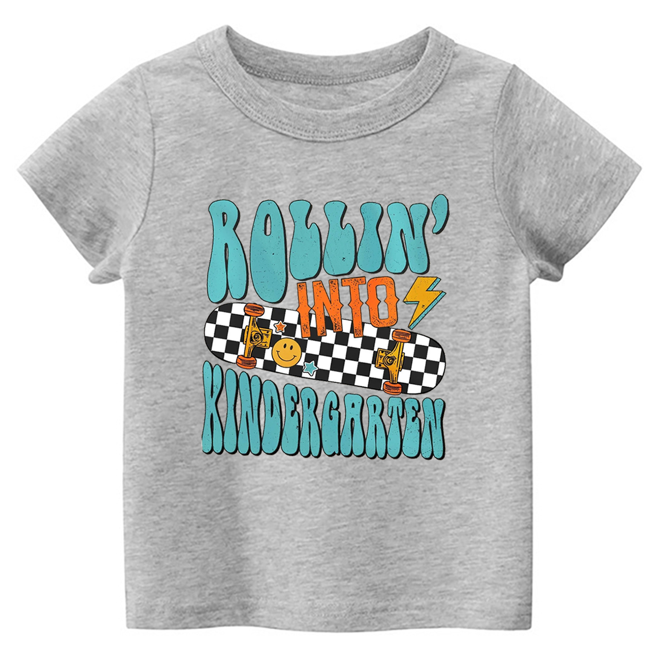 Rolling Into Kindergarten Toddler&Kids Tees 