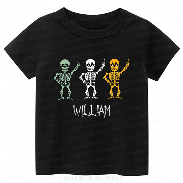 Personalized Halloween Skeleton Shirts