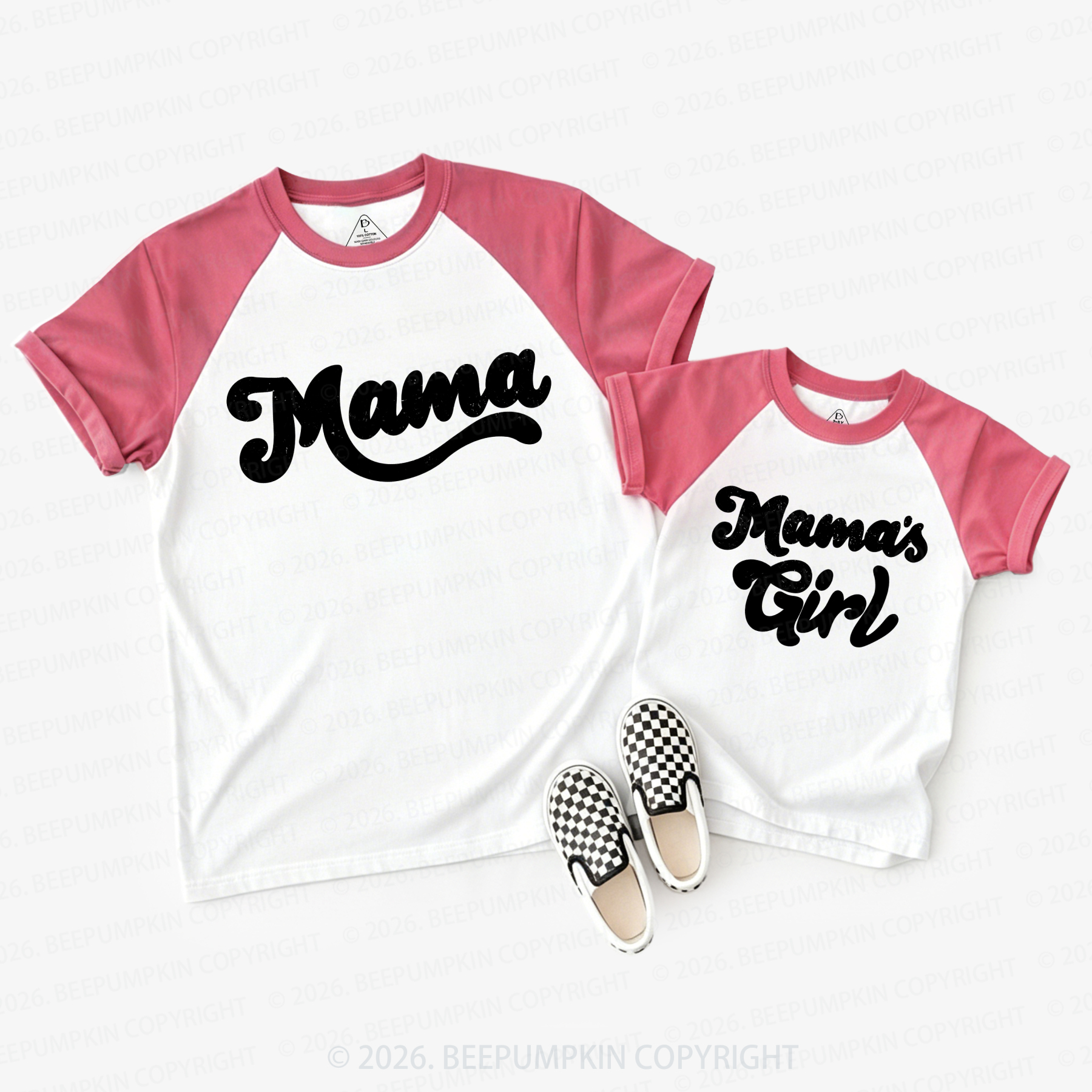Mama's Girl Mom&Me Matching Raglan T-shirts