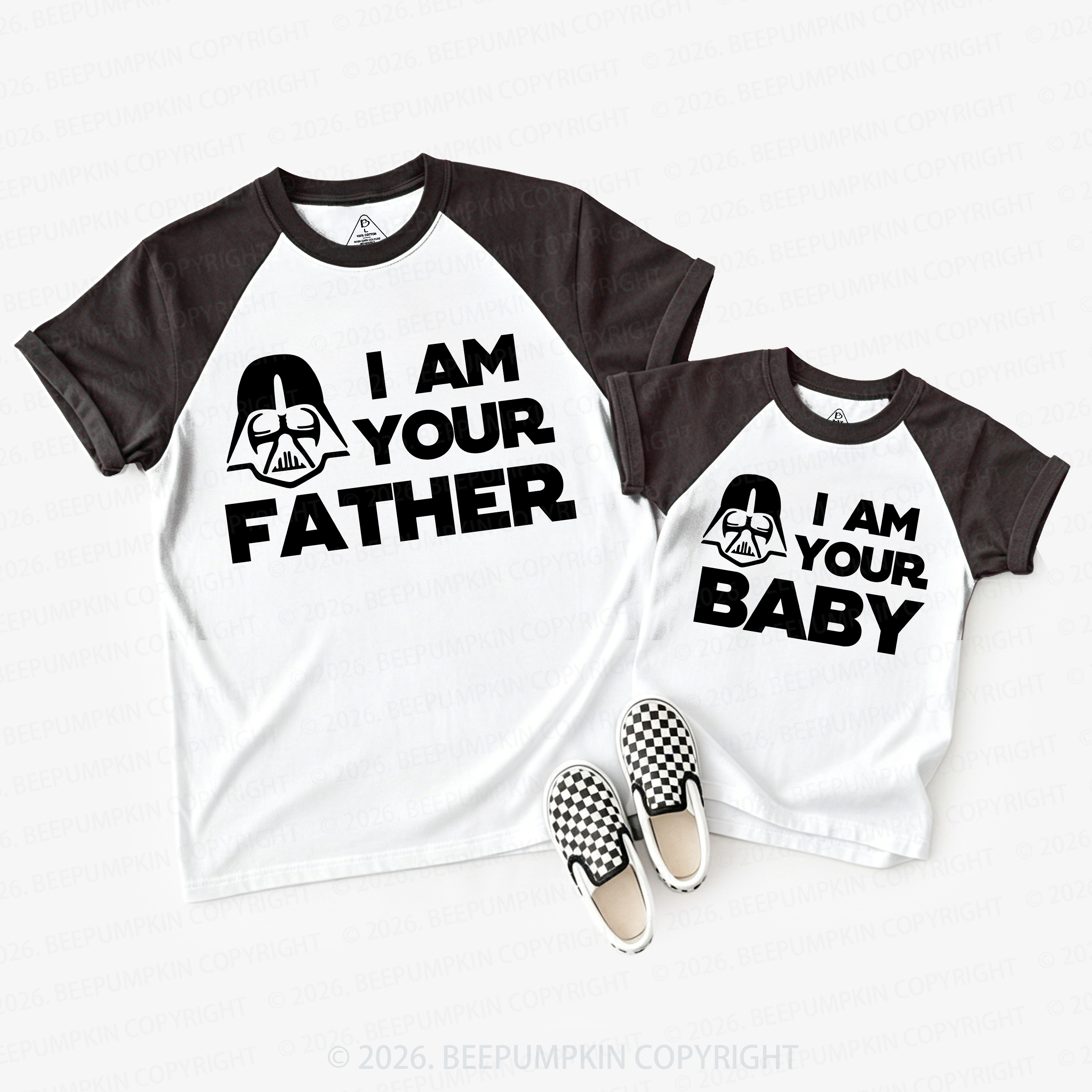 Your Baby Dad&Me Matching Raglan T-shirts