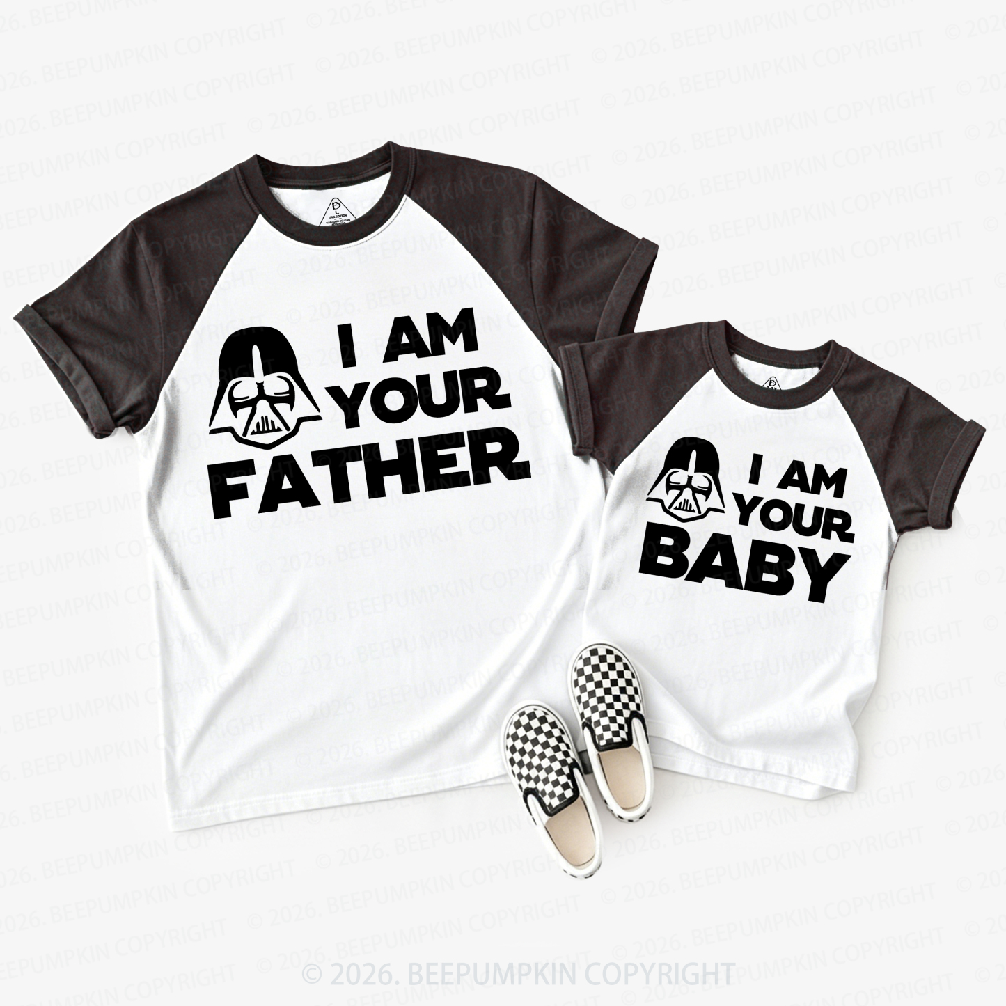Your Baby Dad&Me Matching Raglan T-shirts