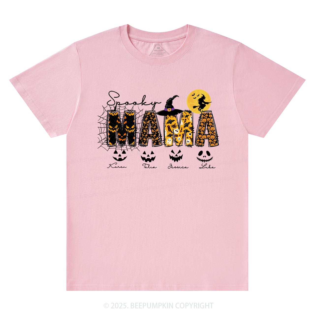 Personalized Spooky Mama T-Shirts Beepumpkin