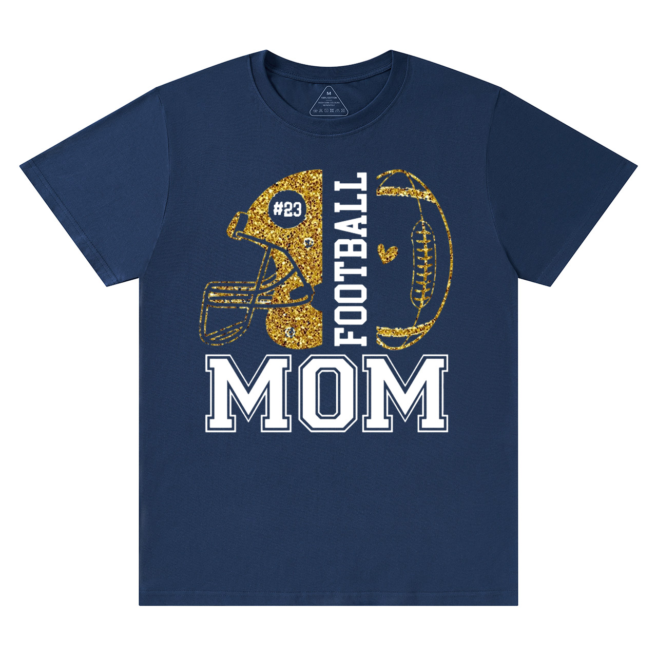 Personalized Football Mom T-Shirts Beepumpkin