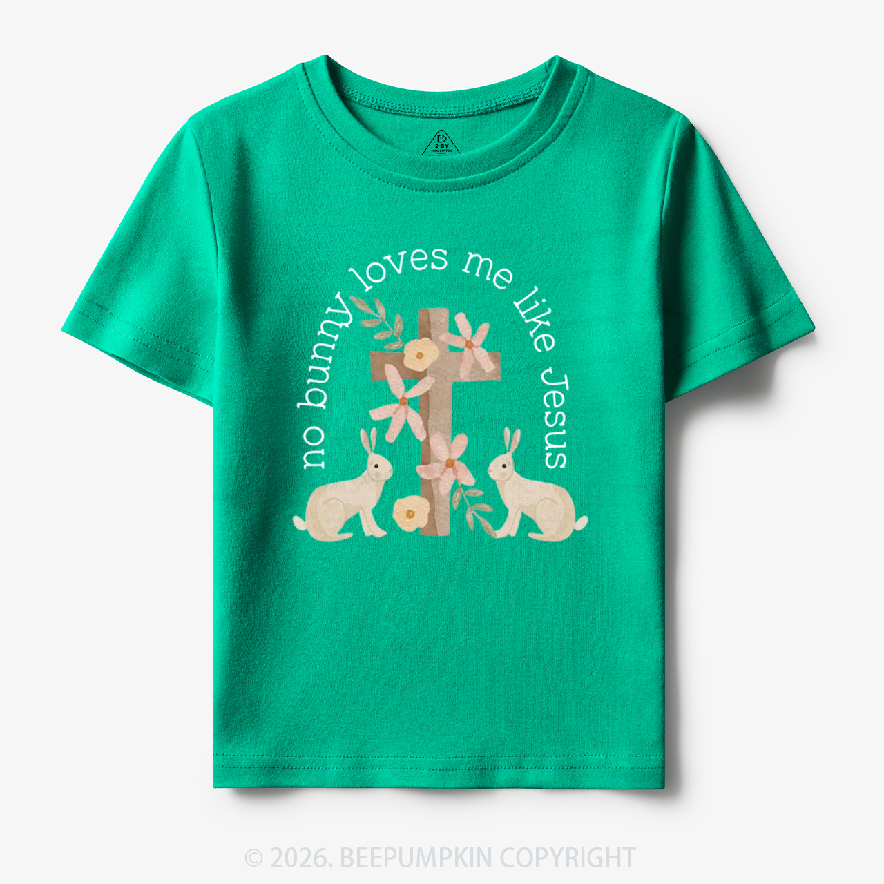 No Bunny Loves Me Like Jesus Toddler&Kid's Tees