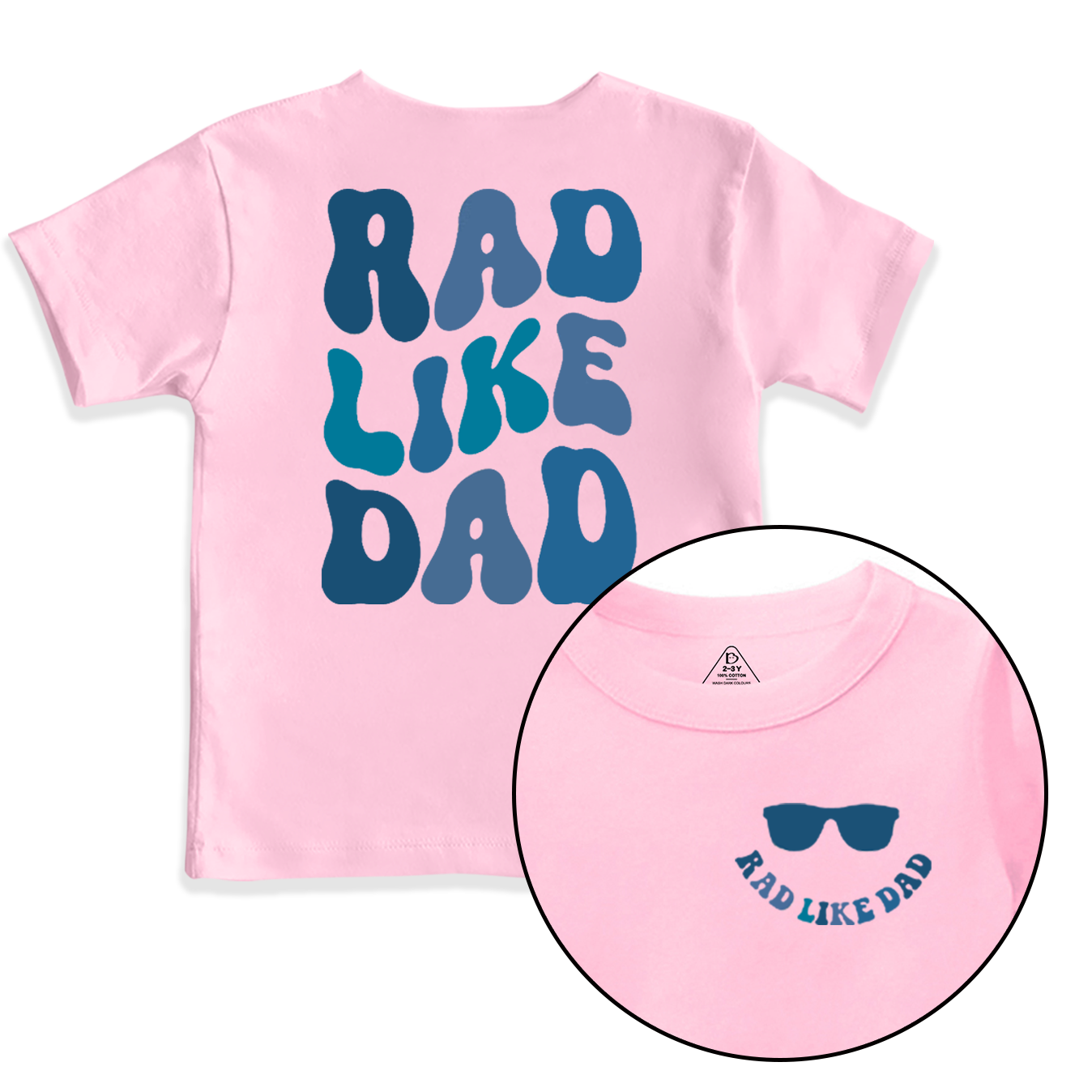 Rad Like Dad Toddler&Kid's Tees Beepumpkin