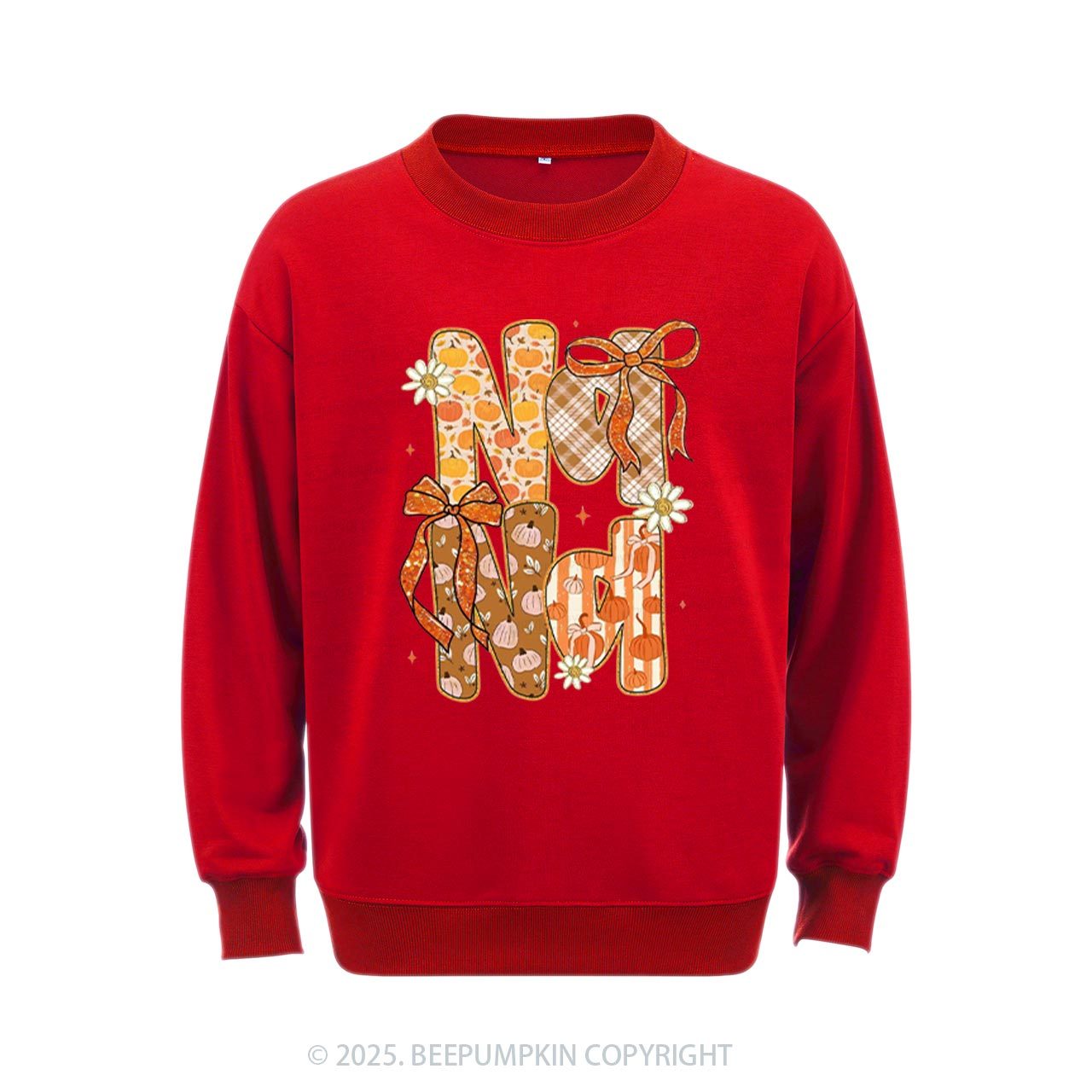 Personalized Glitter Pumpkin Sweatshirt Beepumpkin