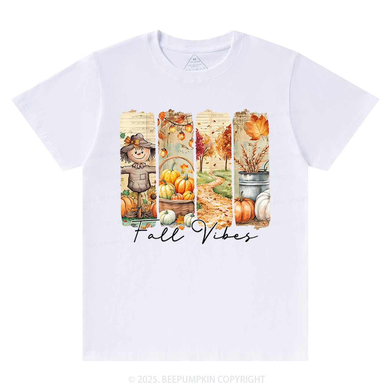 Fall Vibes Pumpkin T-Shirts Beepumpkin 
