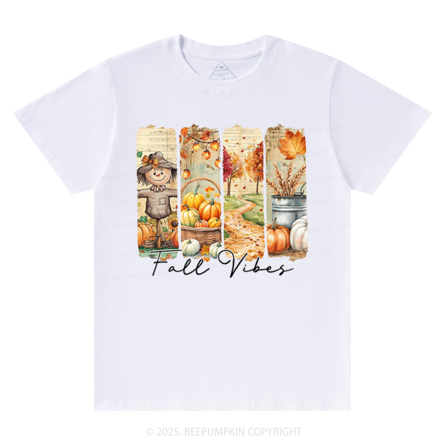 Fall Vibes Pumpkin T-Shirts Beepumpkin 
