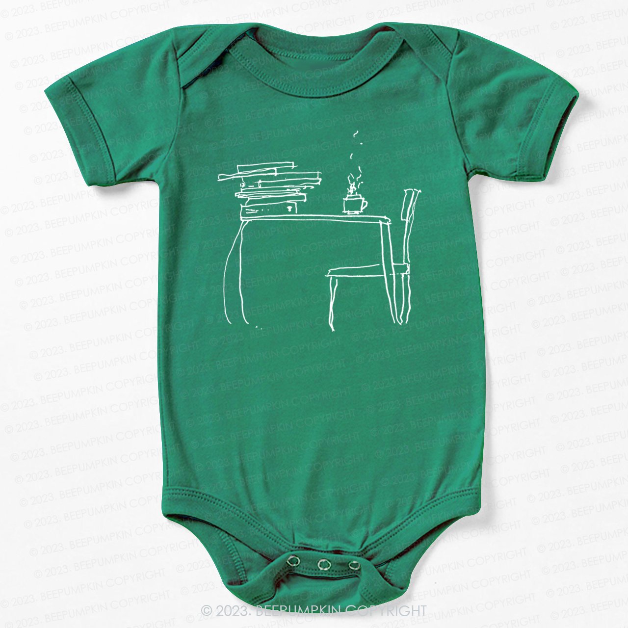 Literary Coffee Book Lover Bodysuit For Baby