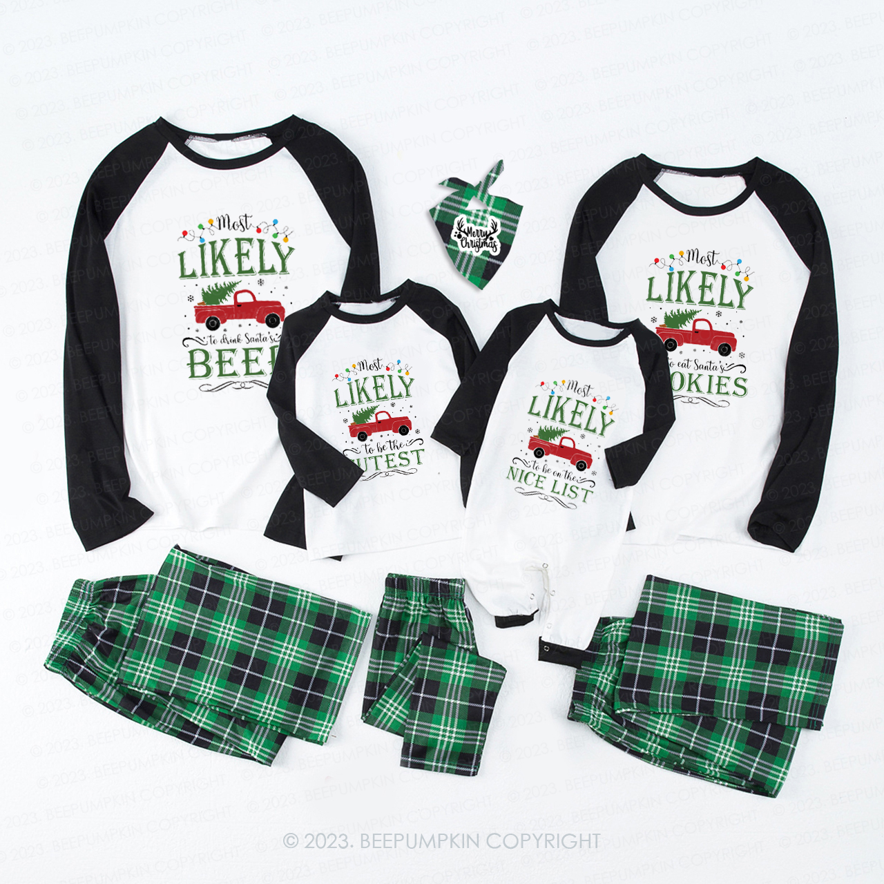 Personalized Most Likely To Shop Family Matching Pajamas