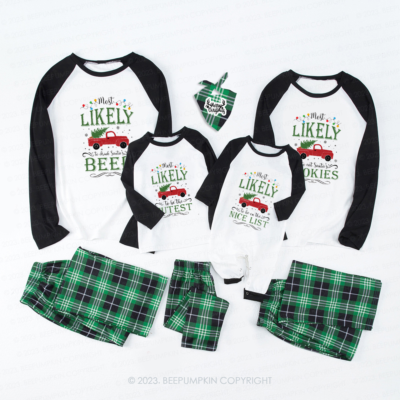 Personalized Most Likely To Shop Family Matching Pajamas Sale-Beepumpkin™