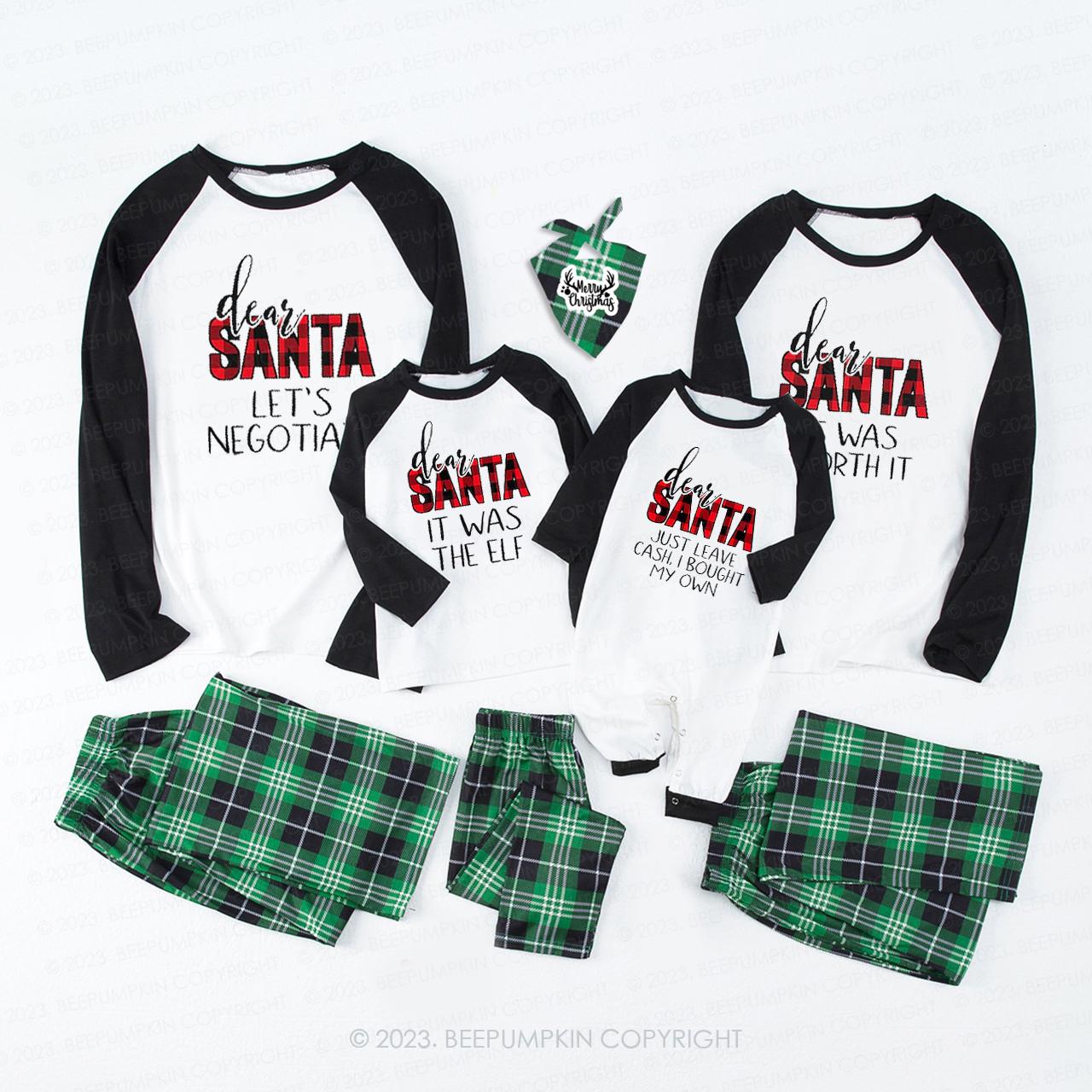 Personalized Dear Santa Define Good Family Matching Pajamas