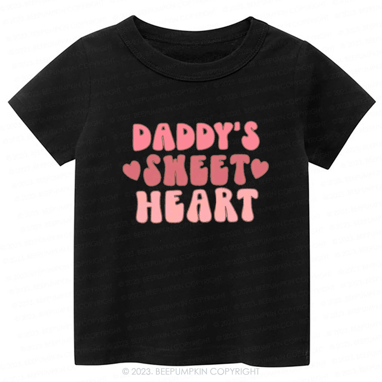 Daddy's Sweet Heart Natural -Toddler Tees