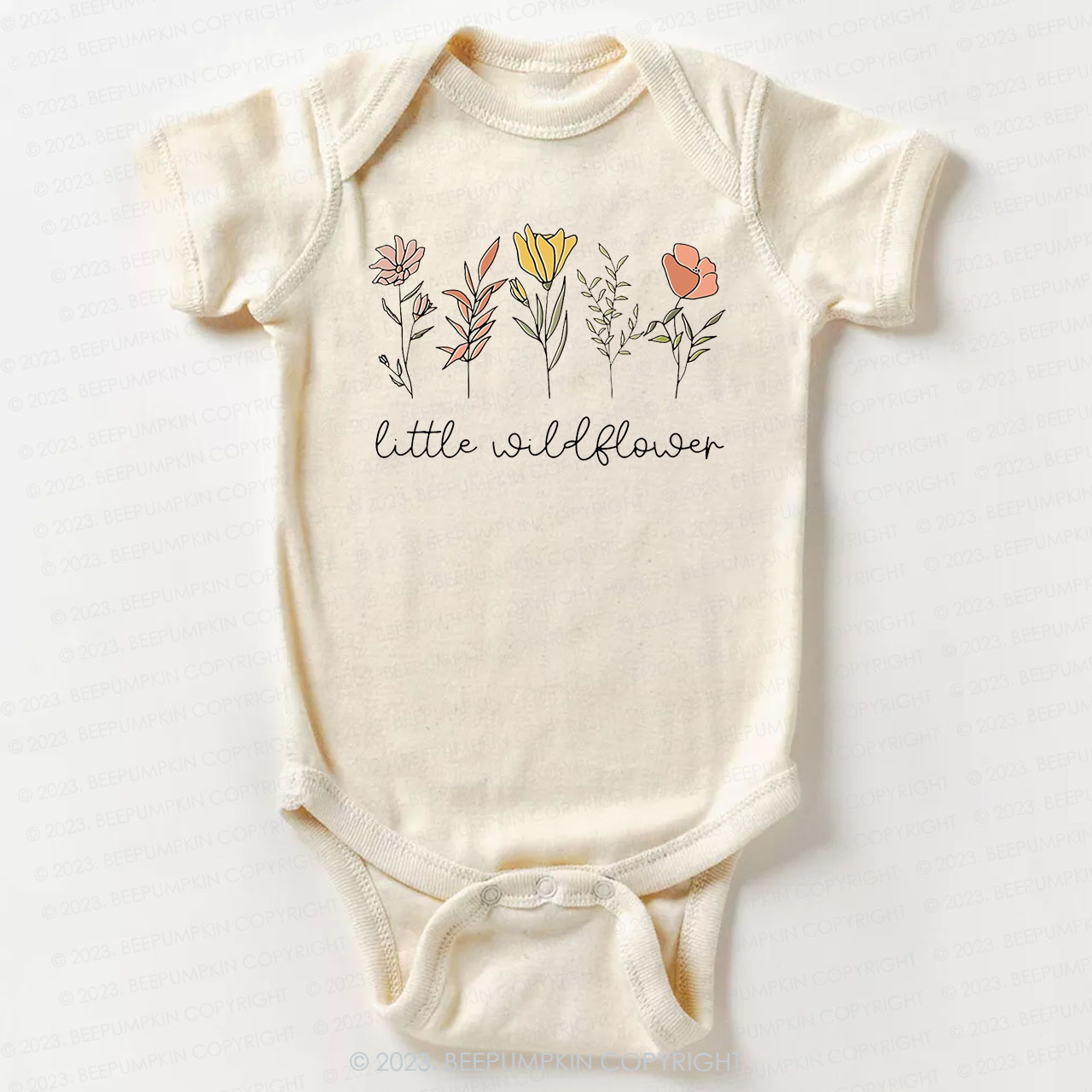 Little Wildflower Boho Bodysuit For Baby