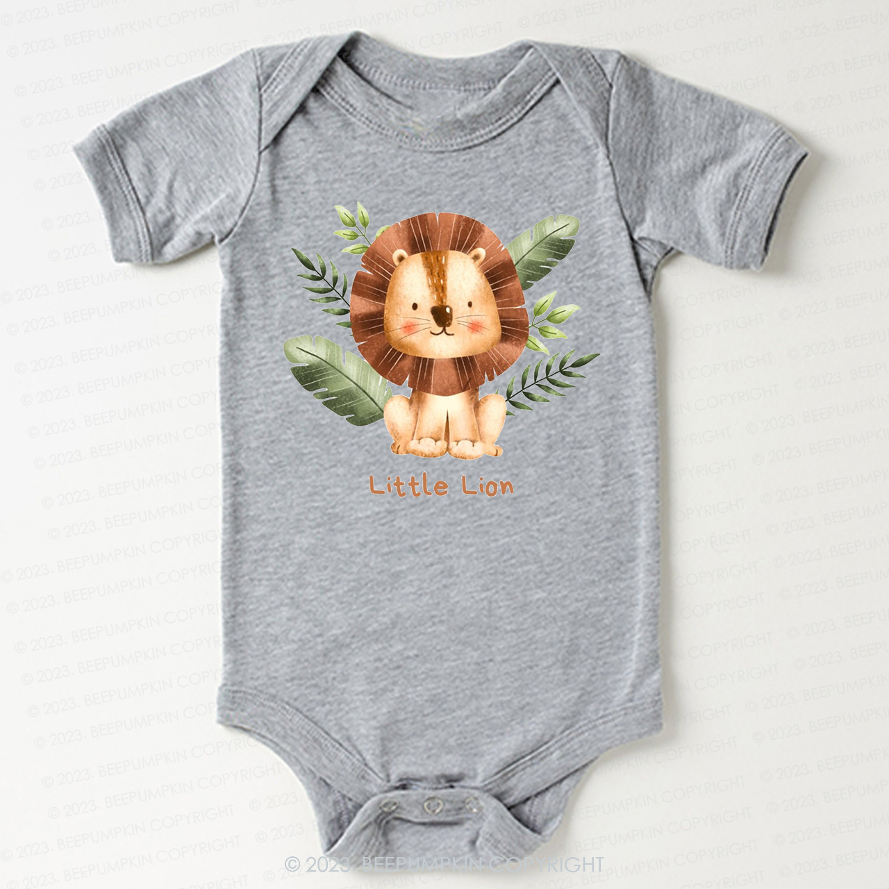 Little Lion Funny Animal Bodysuit For Baby