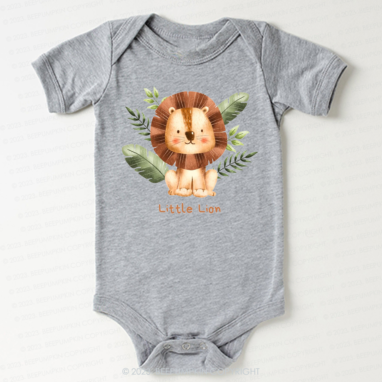 Little Lion Funny Animal Bodysuit For Baby